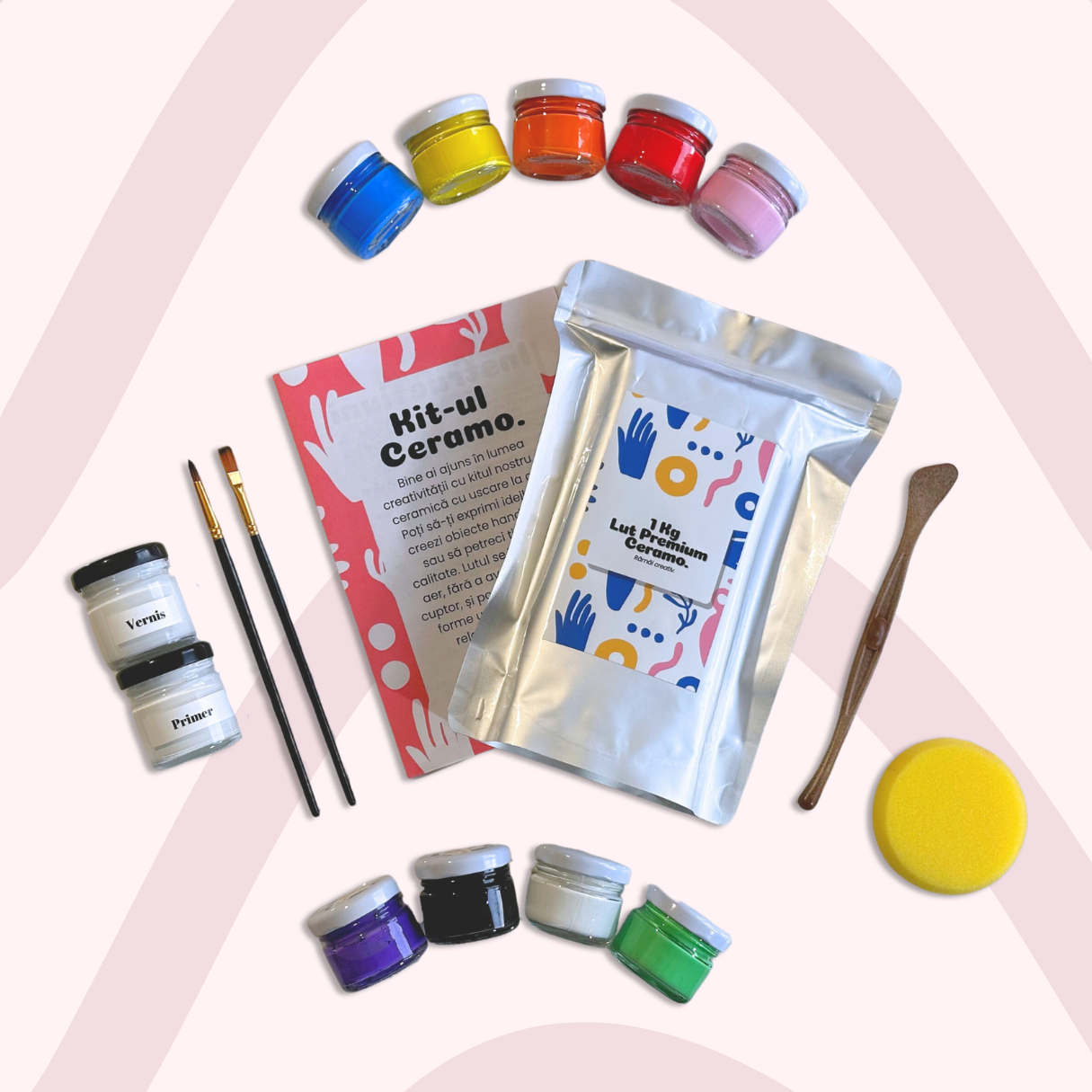 Kit-ul Pentru Ceramică Acasă - Fără Cuptor