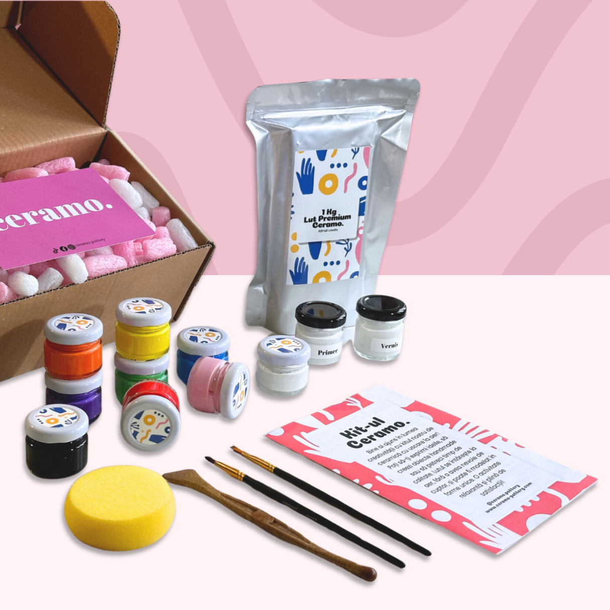 Kit-ul Pentru Ceramică Acasă - Fără Cuptor