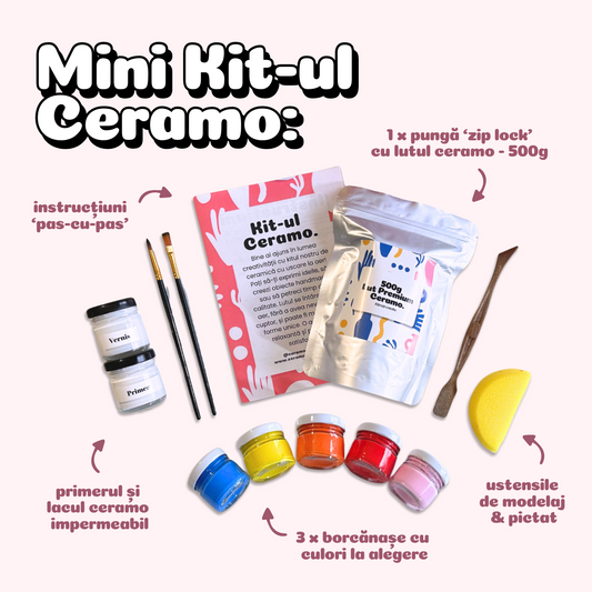 Mini Kit-ul Pentru Ceramică Acasă - Fără Cuptor