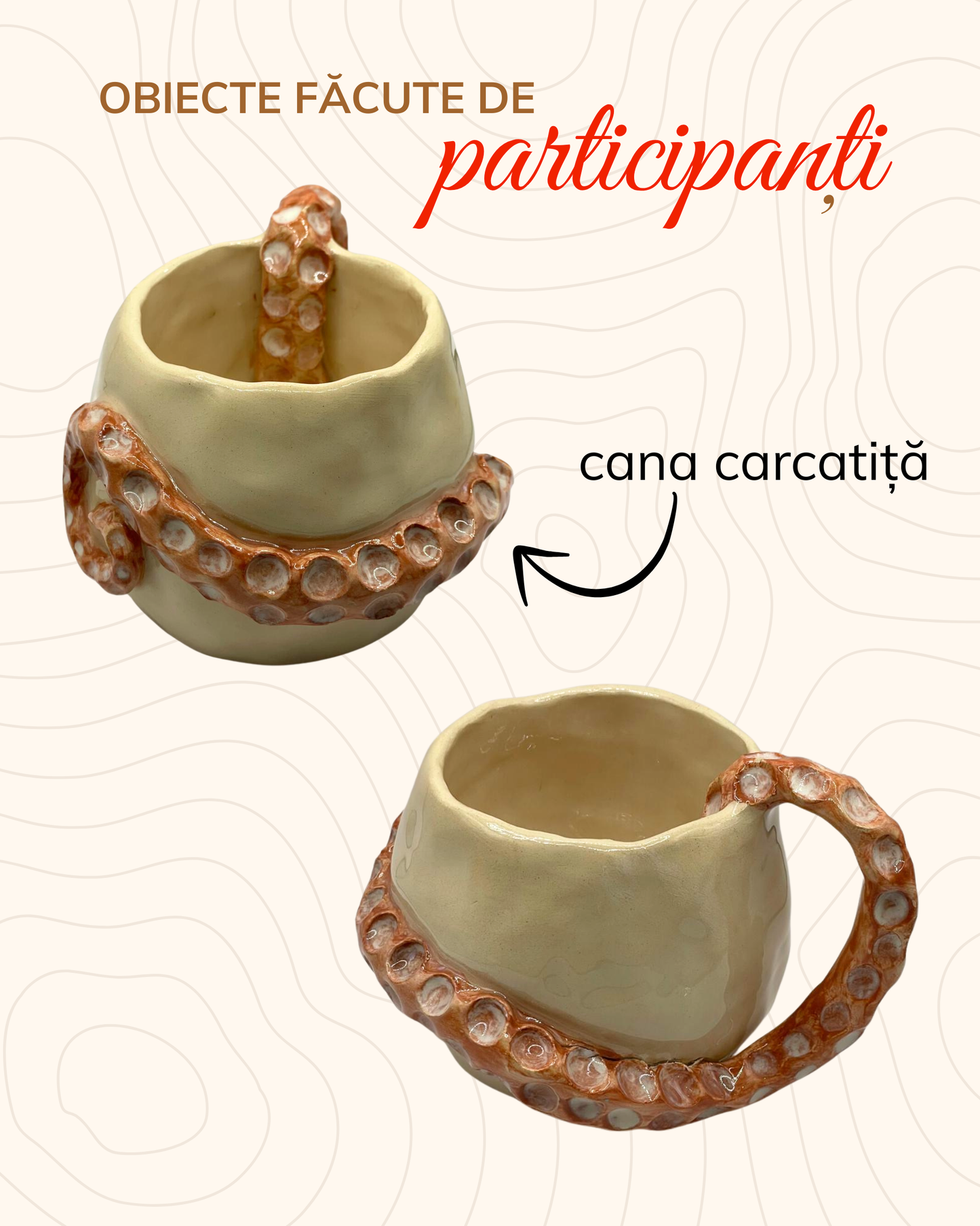 Atelier ceramică adulți 15 noiembrie, ora 11