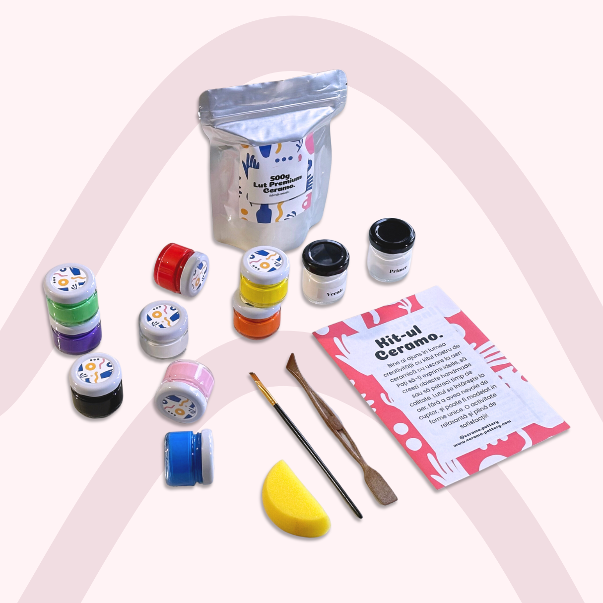 Mini Kit-ul Pentru Ceramică Acasă - Fără Cuptor