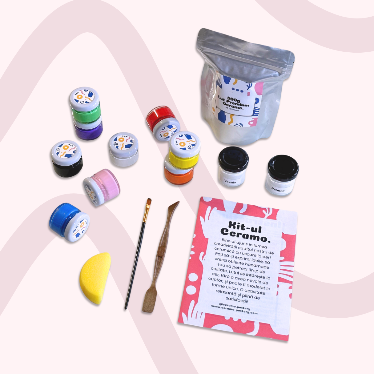 Mini Kit-ul Pentru Ceramică Acasă - Fără Cuptor