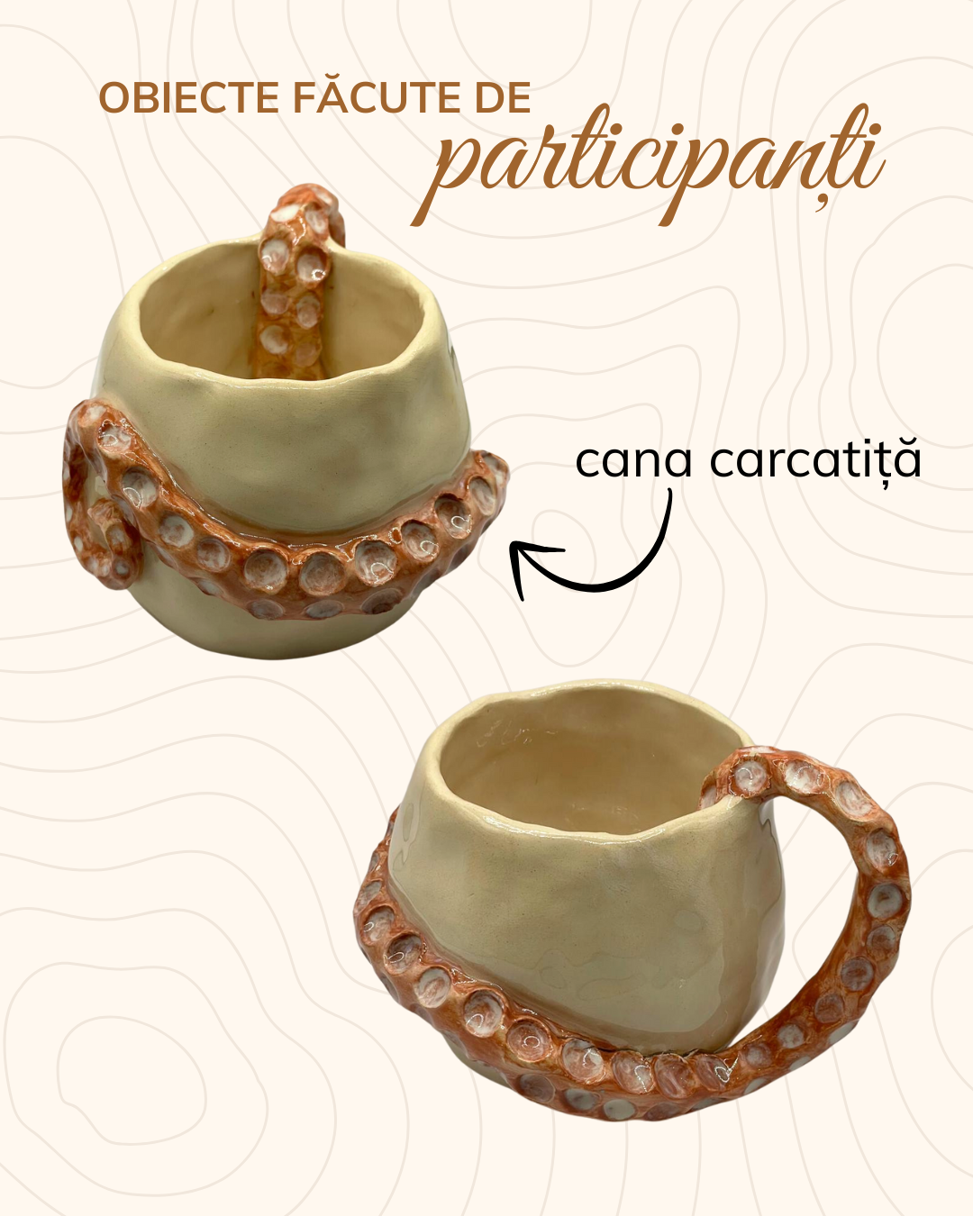 Atelier ceramică adulți 11 octombrie, ora 11