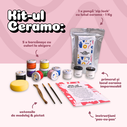 Kit-ul Pentru Ceramică Acasă - Fără Cuptor