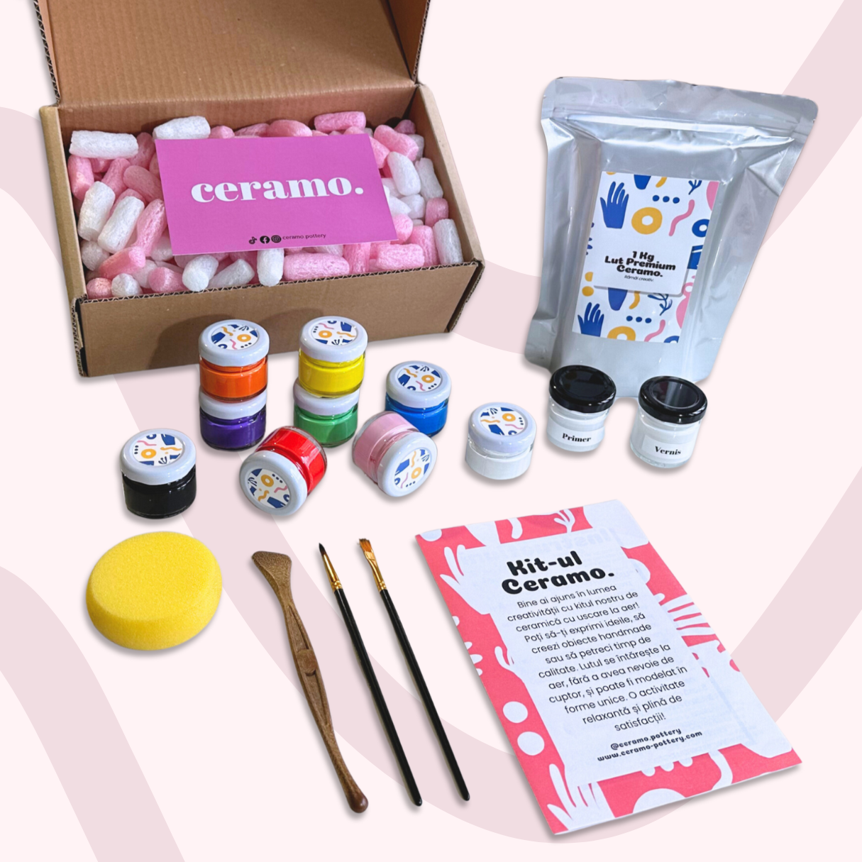 Kit-ul Pentru Ceramică Acasă - Fără Cuptor