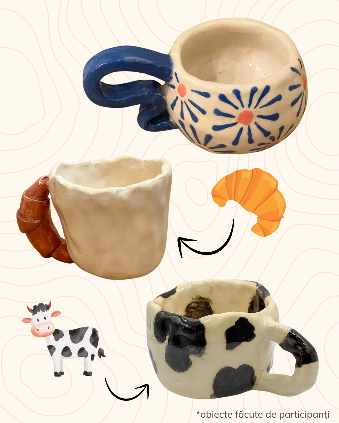 Atelier ceramică adulți 11 octombrie, ora 11