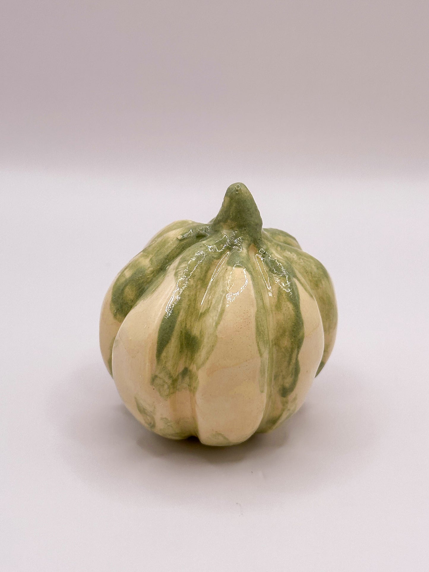 Dovlecel Decorativ Crem cu Verde