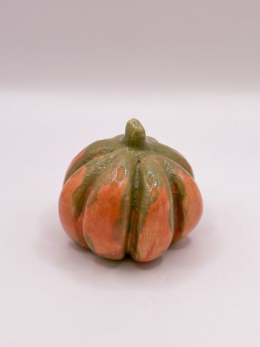 Dovlecel Decorativ Portocaliu cu Verde