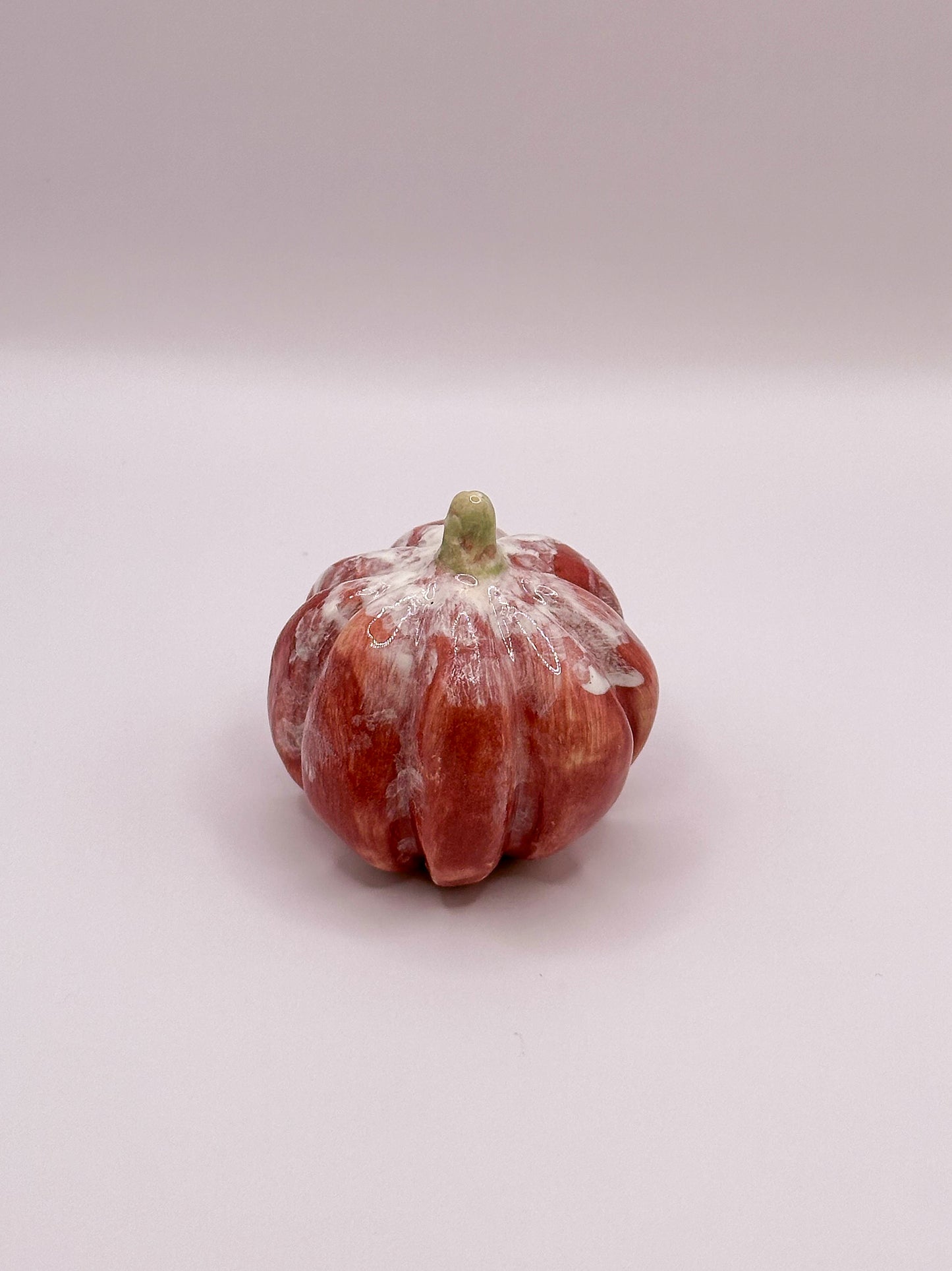 Dovlecel Decorativ Roșu cu Alb