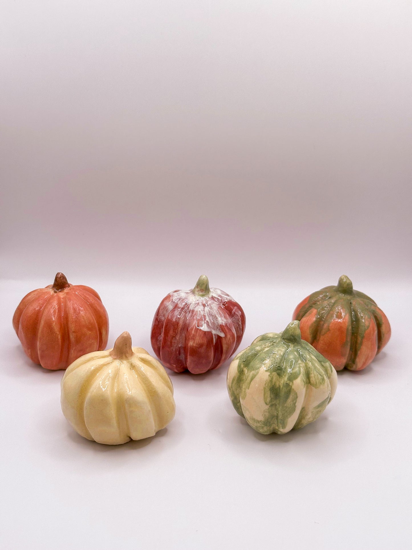 Set 5 Dovlecei Decorativi de Ceramică