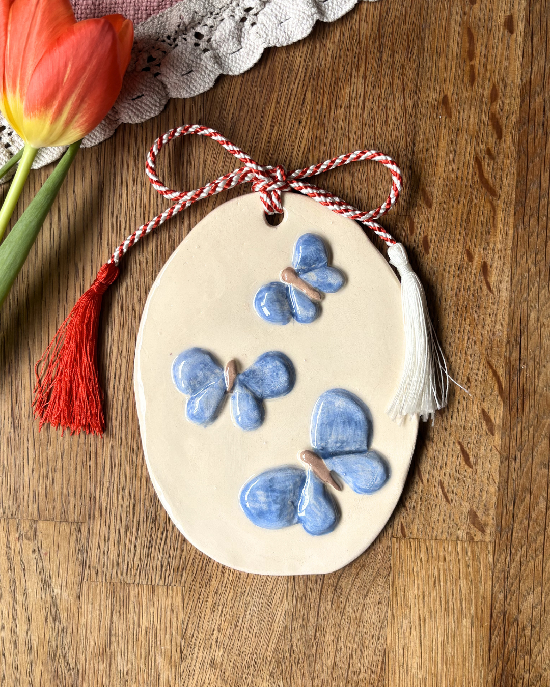 Mărțișor Mare - Fluturași Albaștri