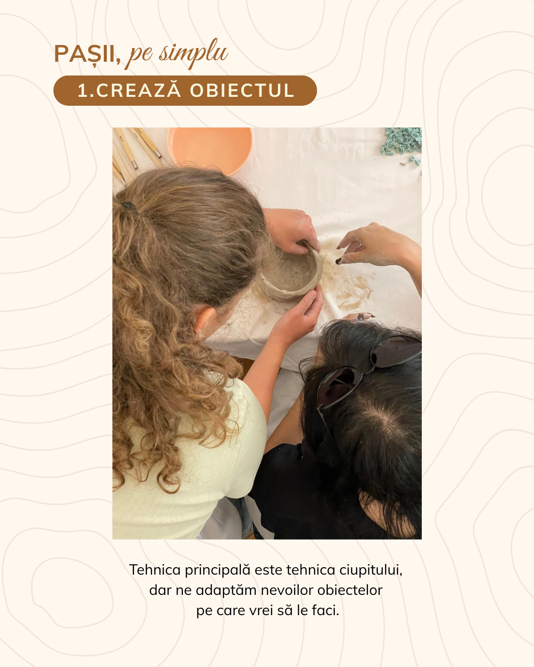 Atelier ceramică adulți 11 octombrie, ora 11